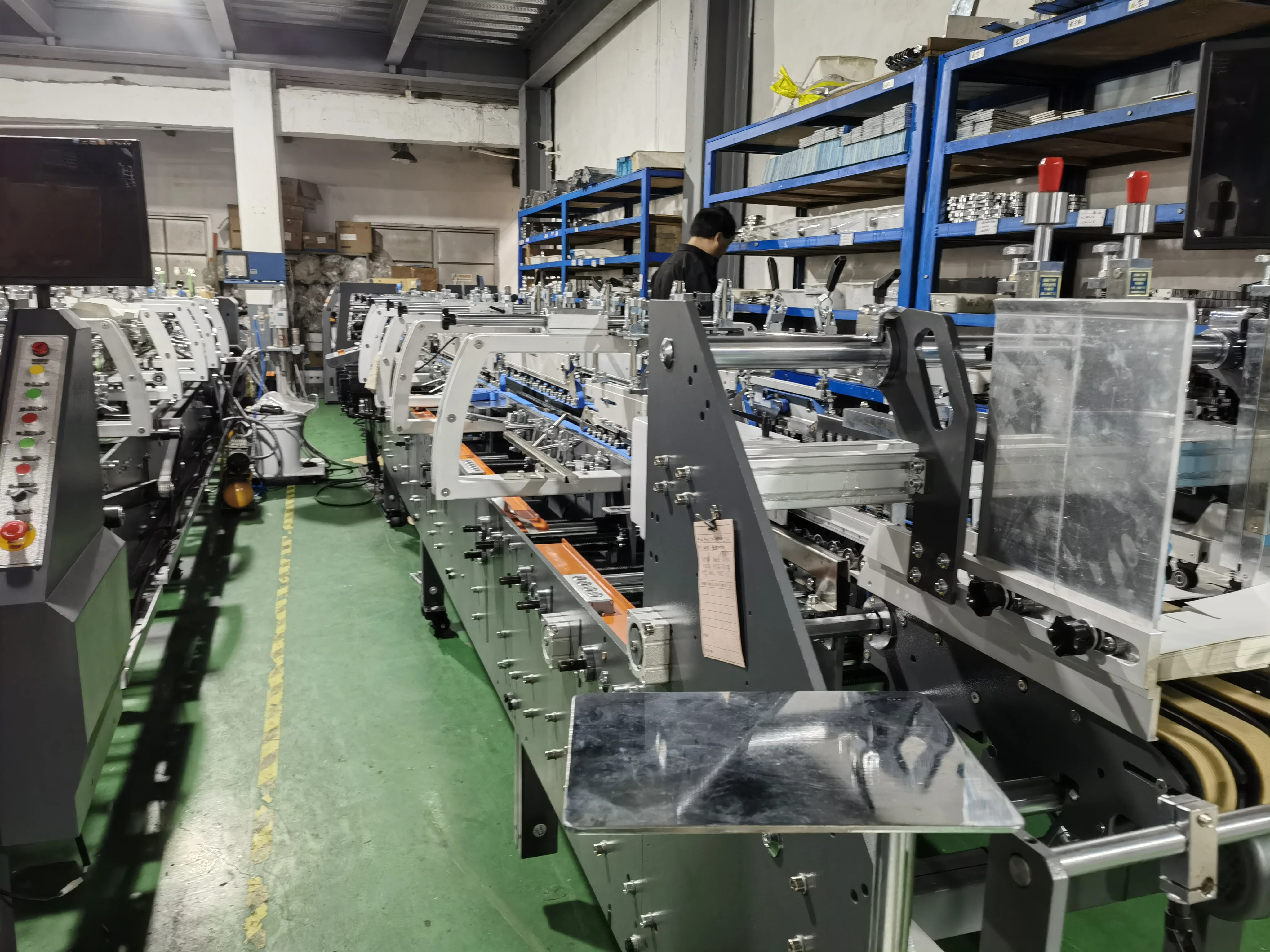 product zh 900xc modular multifunction fully automatic 4 and 6 corner box folder gluer machine-19