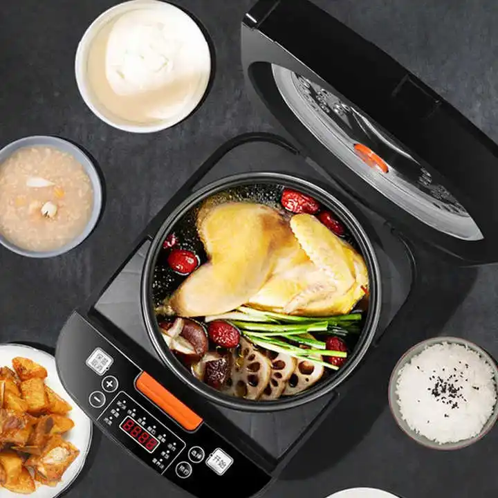 5L Electric Rice Cooker Smart Electric Stainless Steel Cooker Non-Stick Home Electric Ri aperçu 3