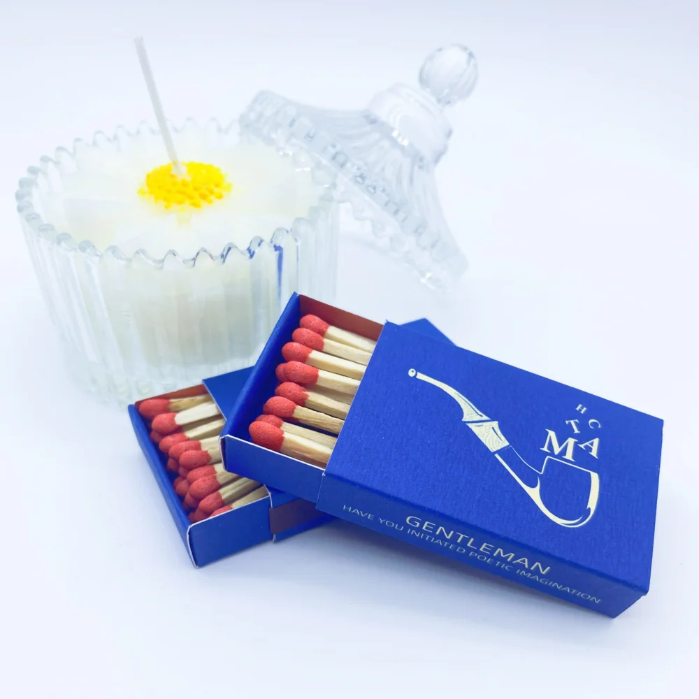 Strike Anywhere Matches Matchboxes Custom Logos Safe Wholesale Black