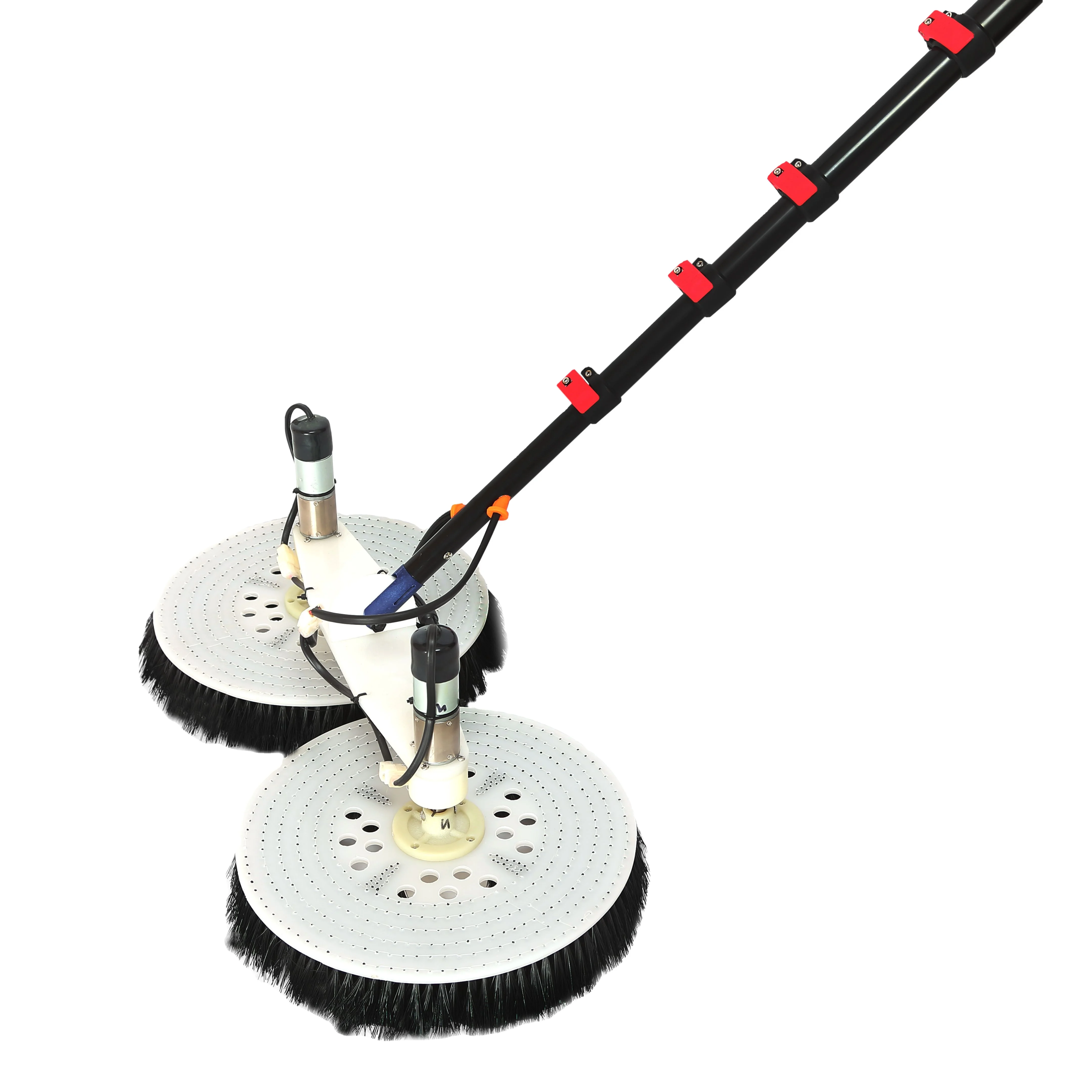 Original Factory Solar Panel Cleaning Rotating Electric Water Fed Pole Solar Cleaning Brush 5.5m