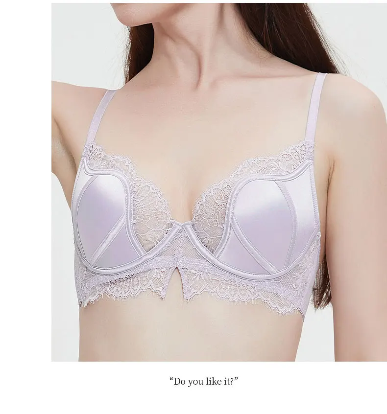 0221 satin cup and lace detail