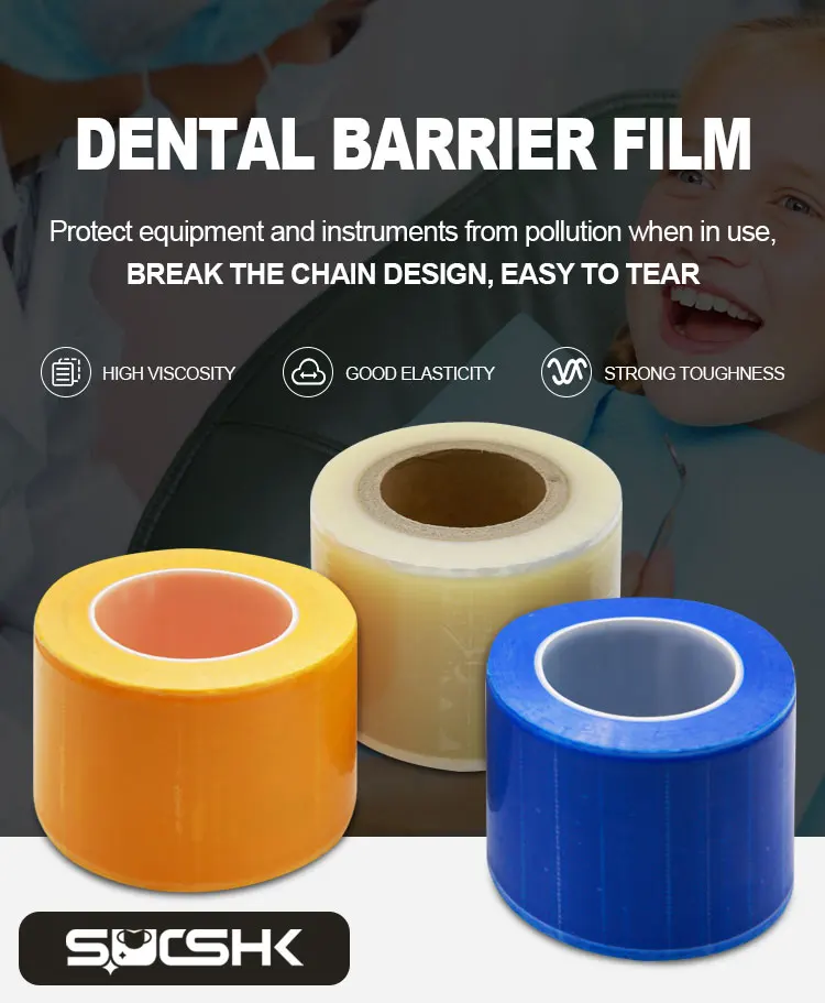 Medical Shengkang Barrier Films Hot Sale Colourful Free Sample Dental