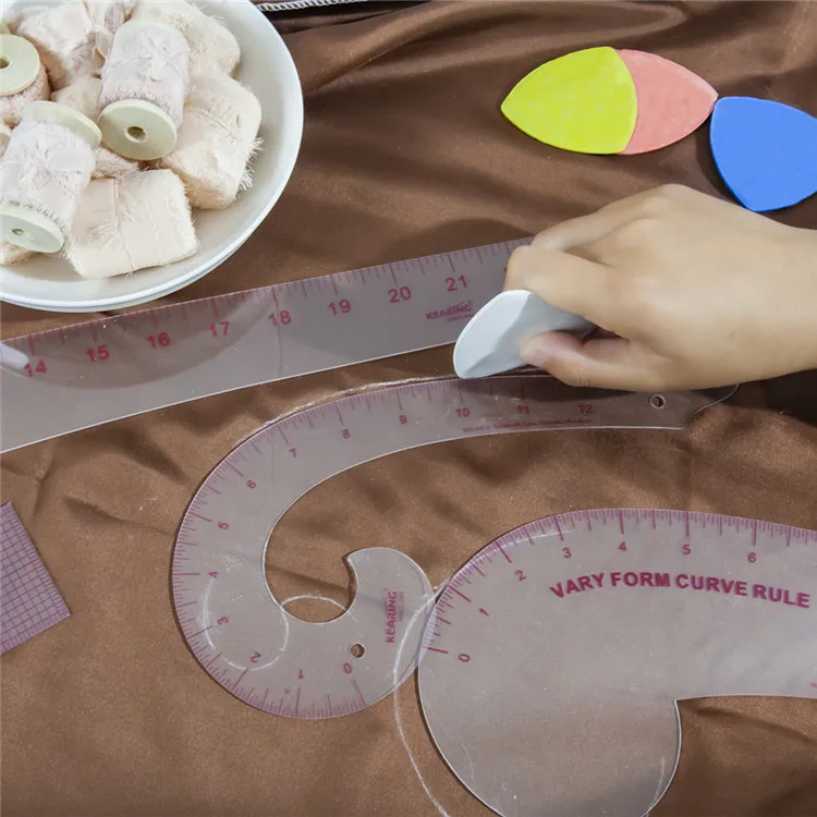 Kearing Brand 12'' Plastic Neckline Curve Ruler,Sandwich Line 12 Inch ...