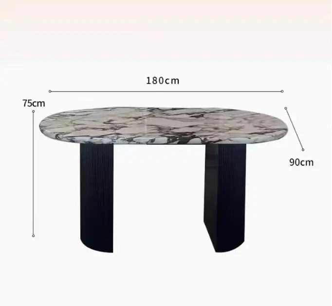 product customized luxury calacatta viola marble coffee table modern design style low plinth for living room-8