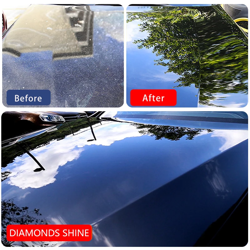 Car Wax Spray for Professional Finish Easy to Use Spray Cleans and Waxes Painted Surfaces