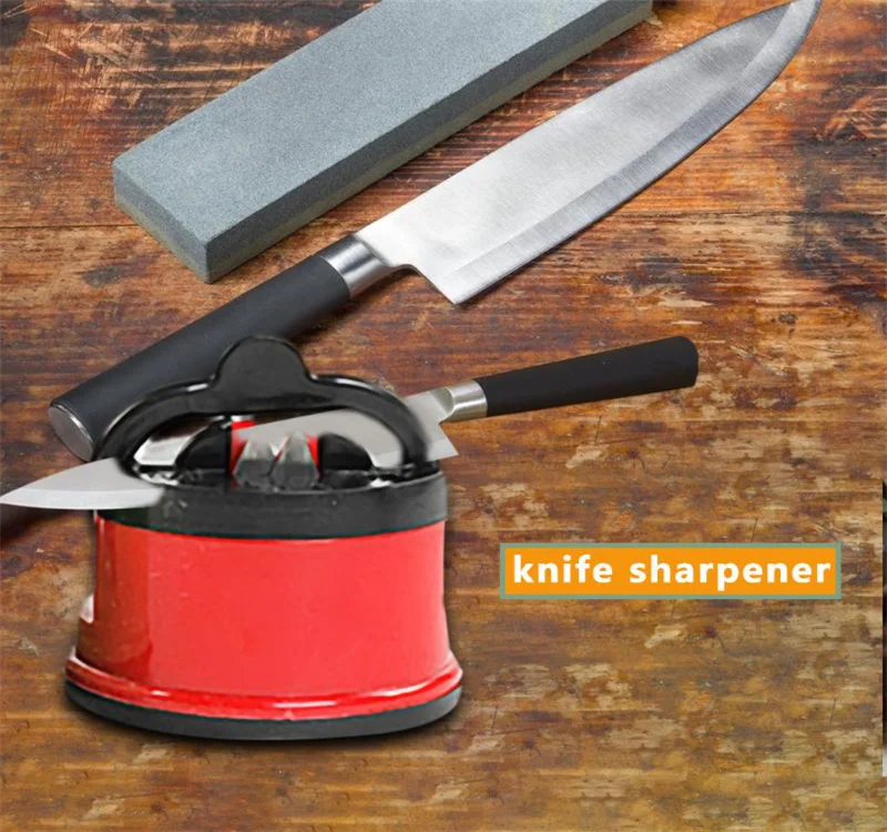 Kitchen Sharpening Tool Knife Sharpener Scissors Grinder Secure Suction