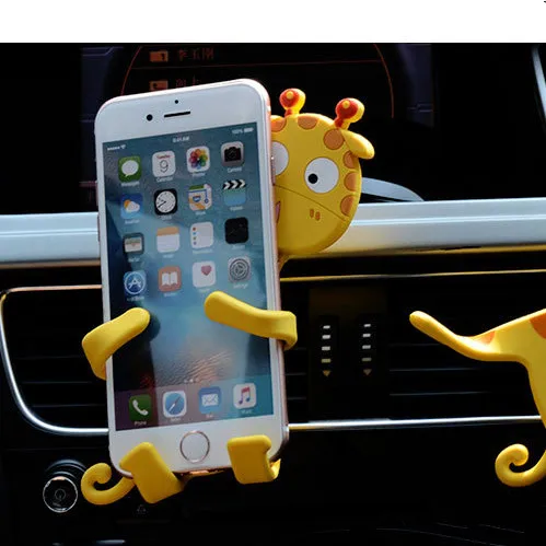 New Top Seller Phone Accessories Car Cellphone Cartoon Cute Animal Silicone  Universal Navigation Car Phone Holder - Buy Car Phone Holder,Navigation Car Phone  Holder,Silicone Universal Navigation Car Phone Holder Product on 