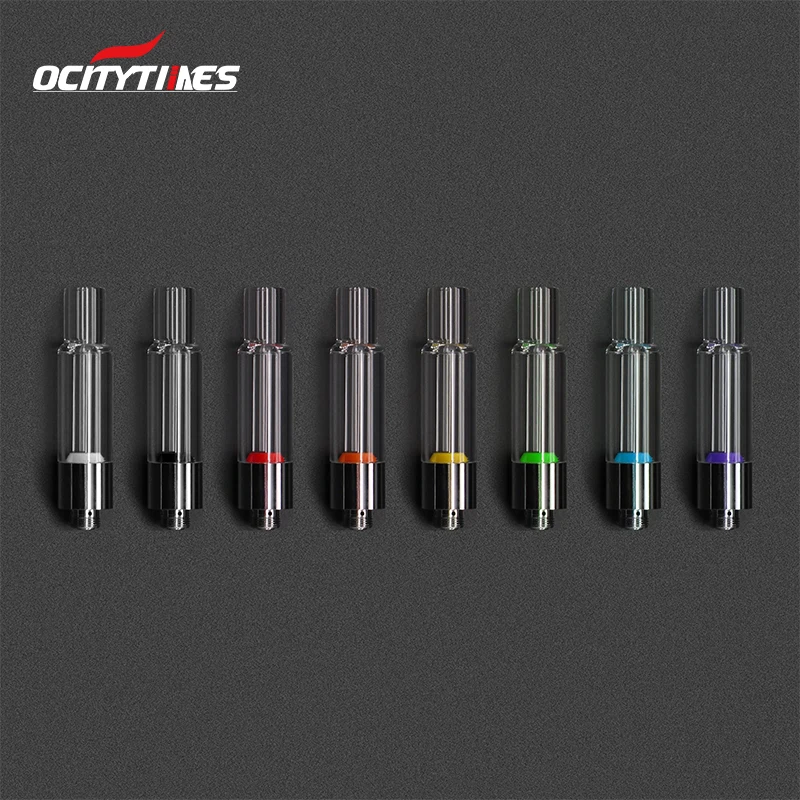 Factory Supply Ceramic coil Hole size 2*2.2mm All Glass 0.5ml 1ml vape cartridge