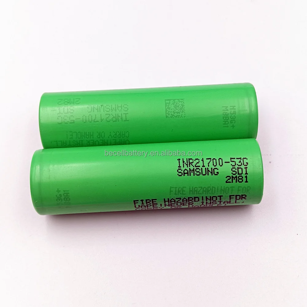 100% Original SAM 21700 5300mah Battery for Electric Vehicles
