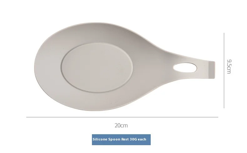 Wholesale Silicone Spoon Rest Dish and Soup Storage Holder Mat Kitchen Utensil Storage and Organizer factory