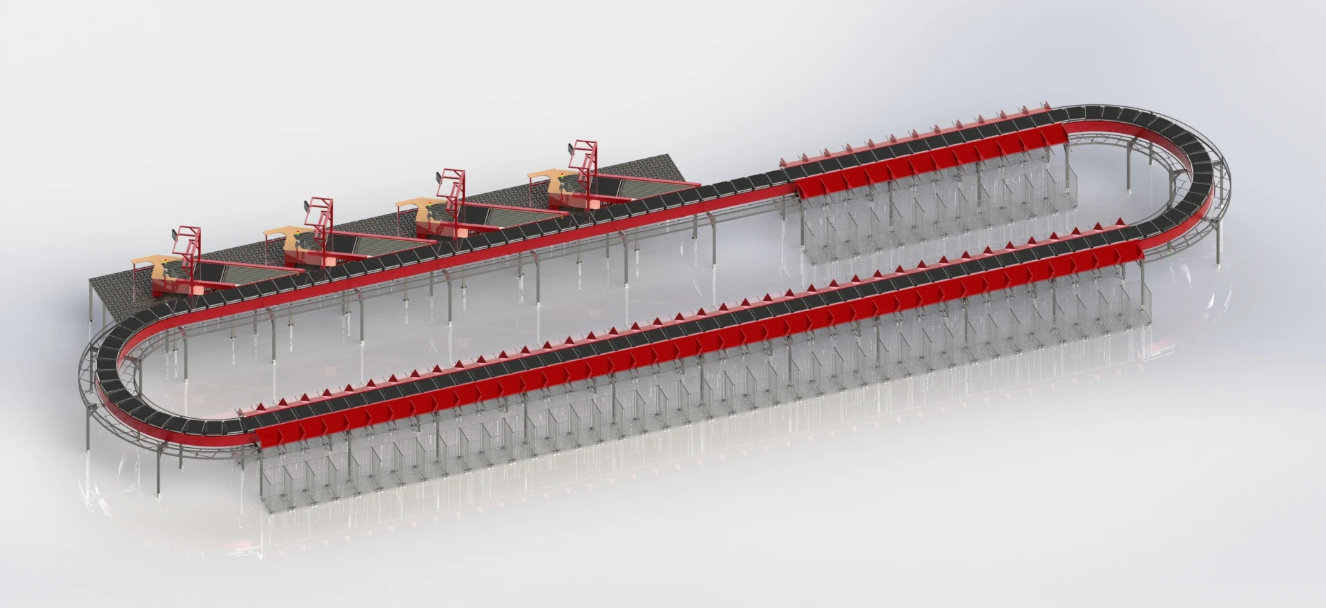 Parcel Sorting Machine - Efficient DWS Sorter System