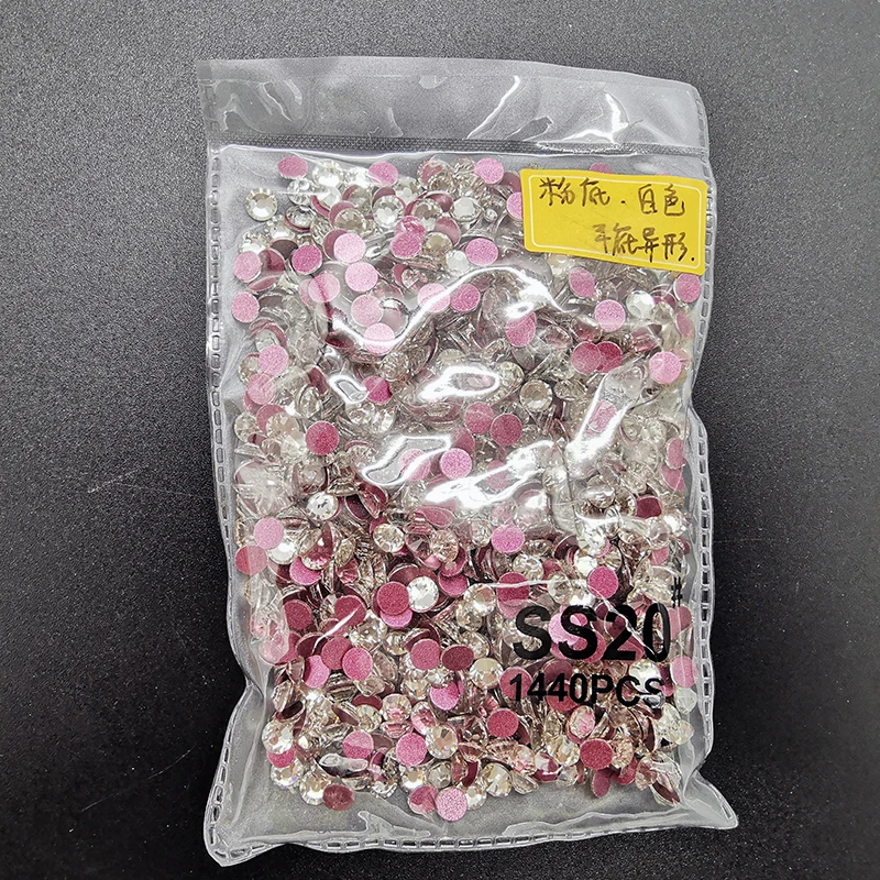 Diamond Rhinestones Decorated with Crystal Butterfly Bags OEM Art Glass LOGO Nail Packing Color Accept Material Origin Type Gua.jpg
