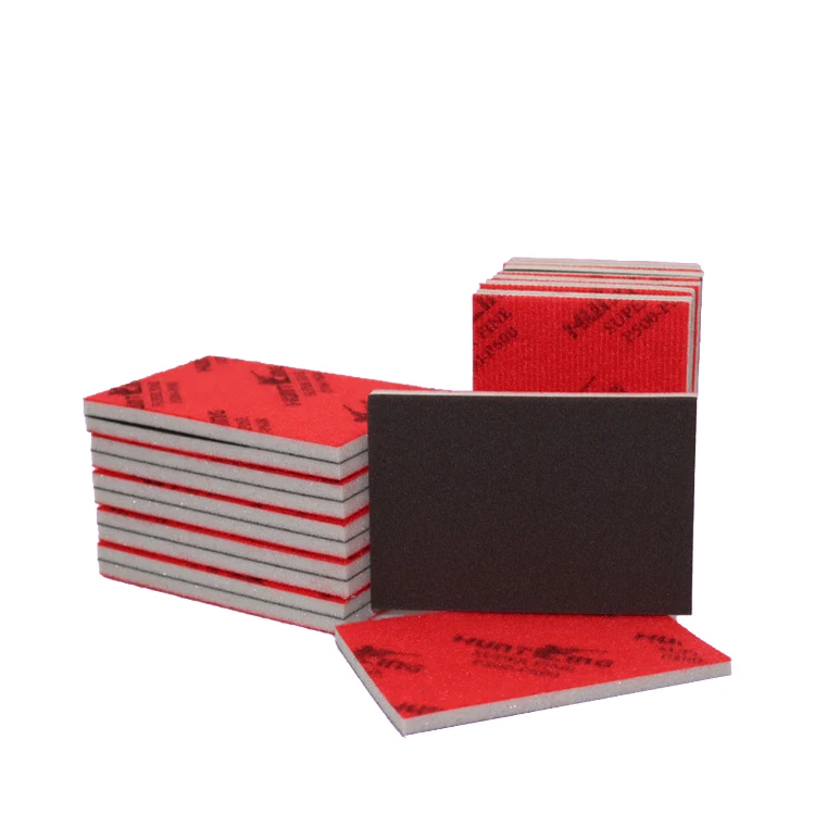 Double Sided Sponge Sandpaper Drywall Wet Sanding Sponge Square
