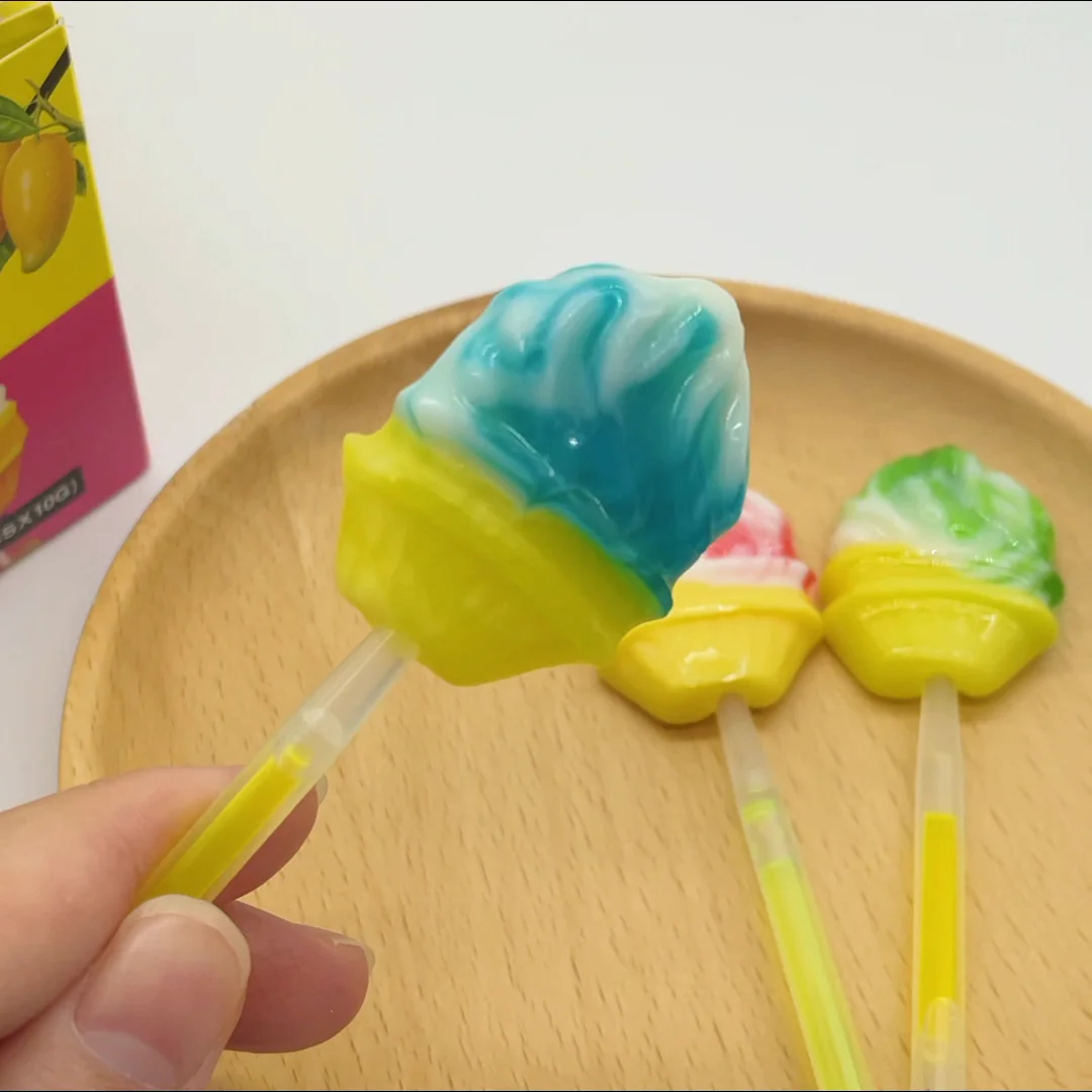 new arrival multicolor ice cream shaped lollipop candy - buy ice
