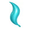 Palloncino a forma di S blu nilo da 24 pollici