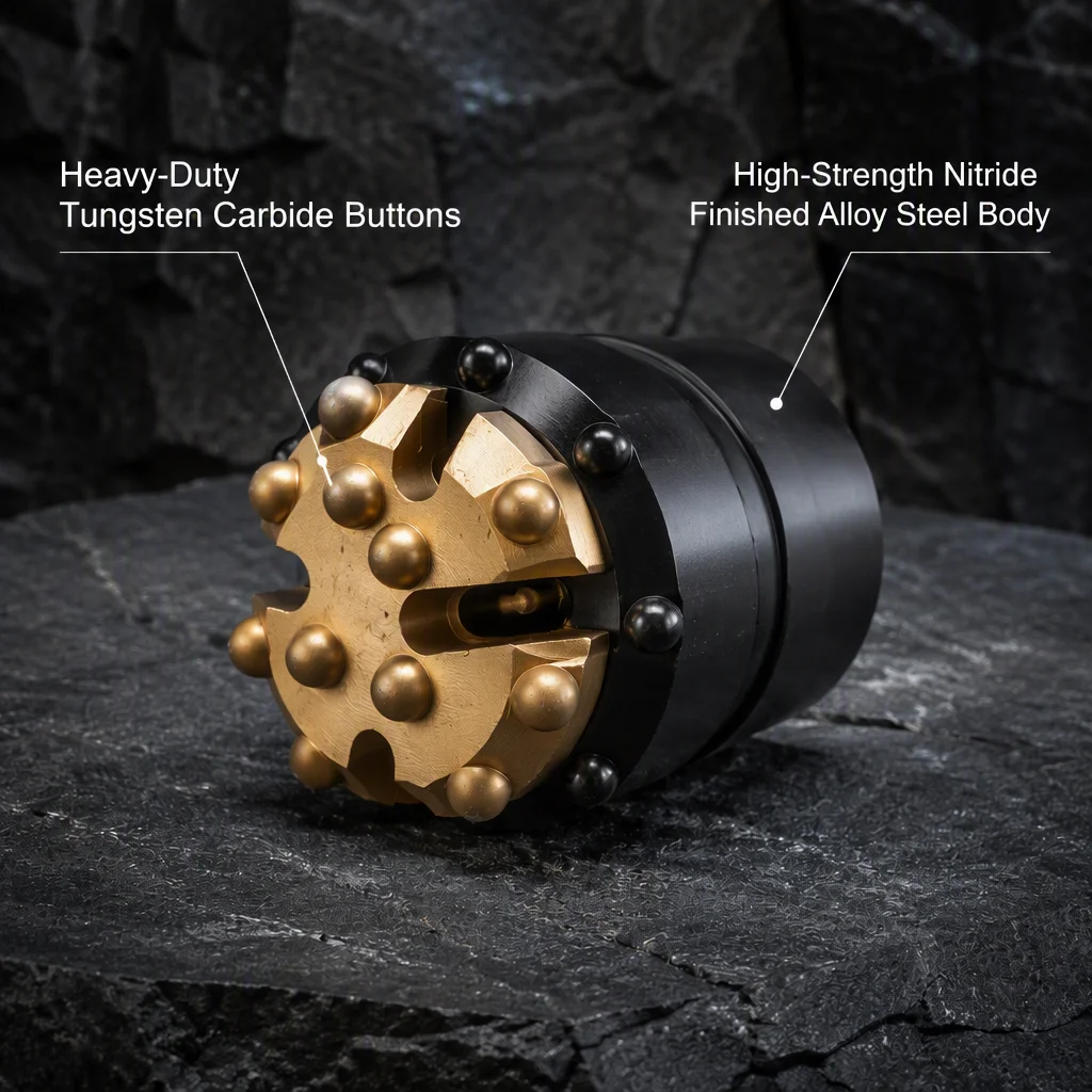 Concentric Casing Ring Bit, Symmetrix Overburden Drilling Bit for Tunnel Forepoling & Foundation Drilling