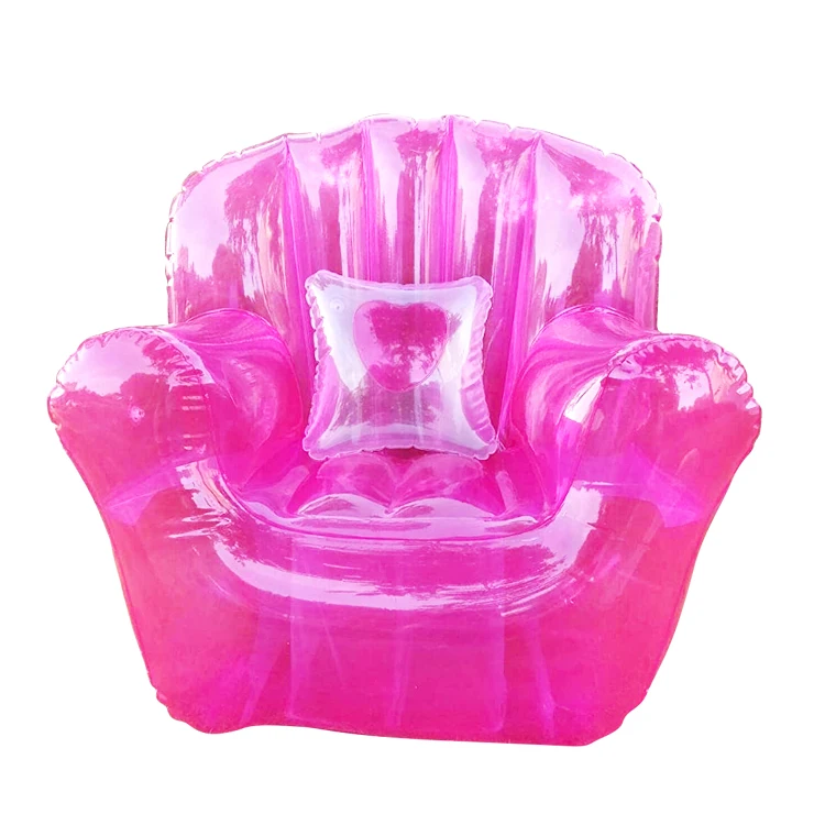 Inflatable Clear Double Person Sofa Blow up Chairs Portable Camping Yard  Couchs Inflatable Patio Furniture