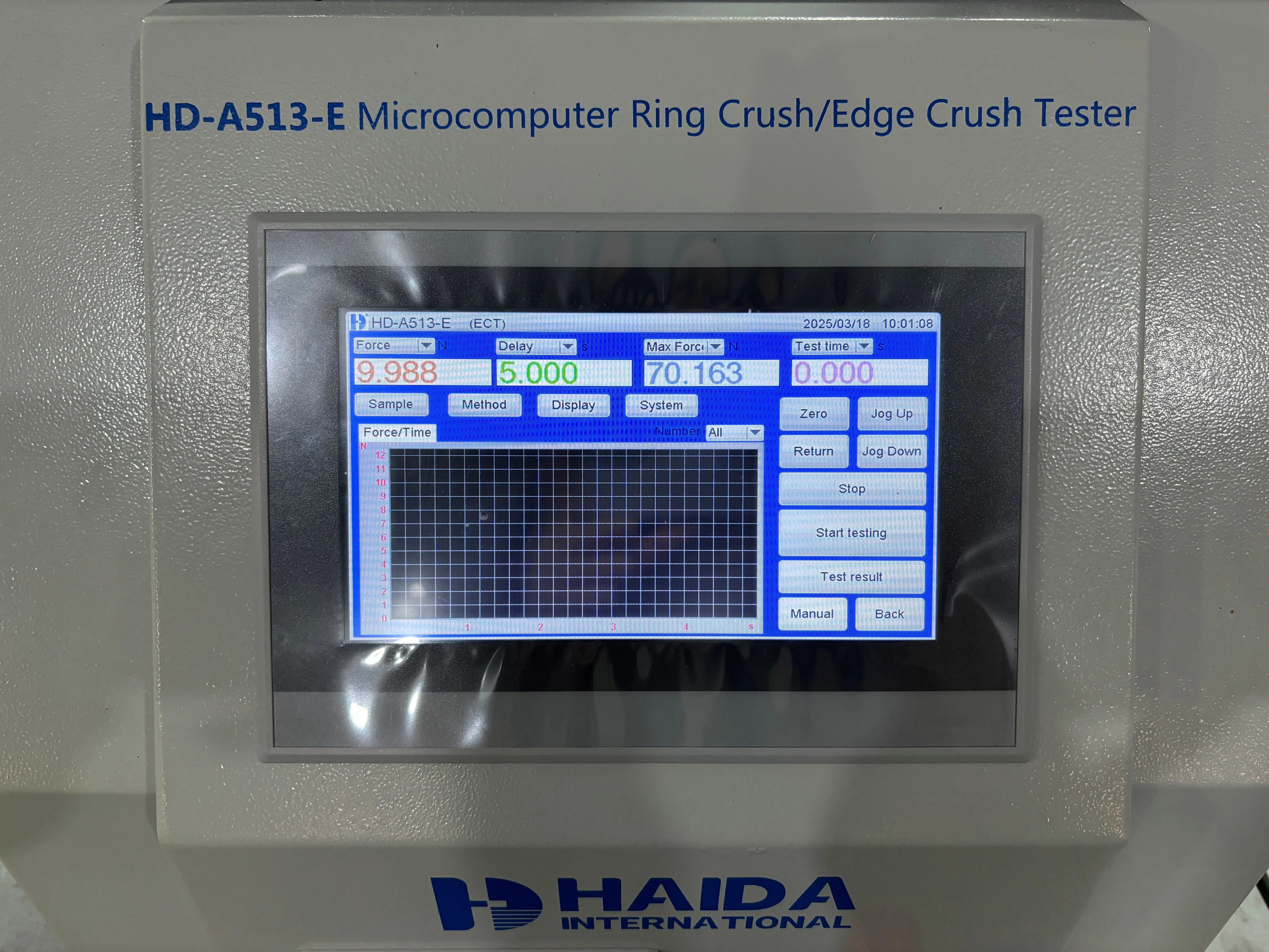Edge Pressure Ring Crush Strength Tester Carton Paper Board  RCT/ECT/FCT/PAT Test Machine
