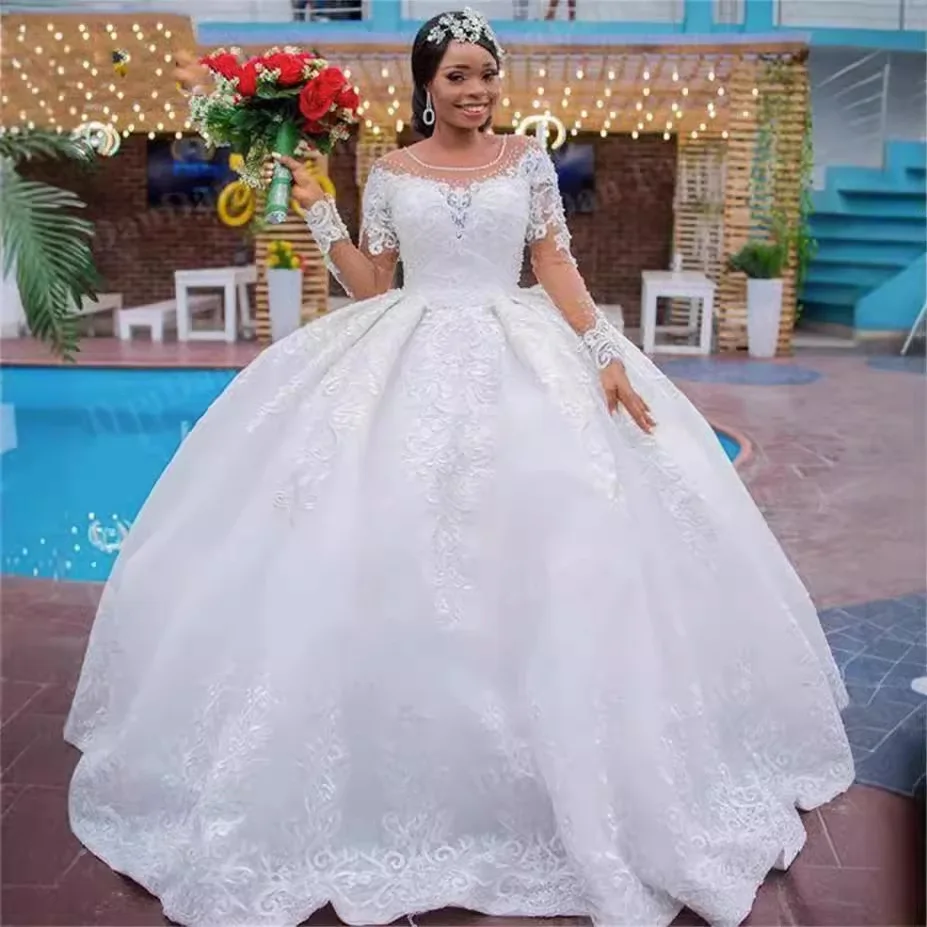 sachin and babi light blue dress Aliexpress Wedding Gown Plus Size Organza Elegant Vintage Style Long Sleeve  Wedding Dresses: Off Shoulder