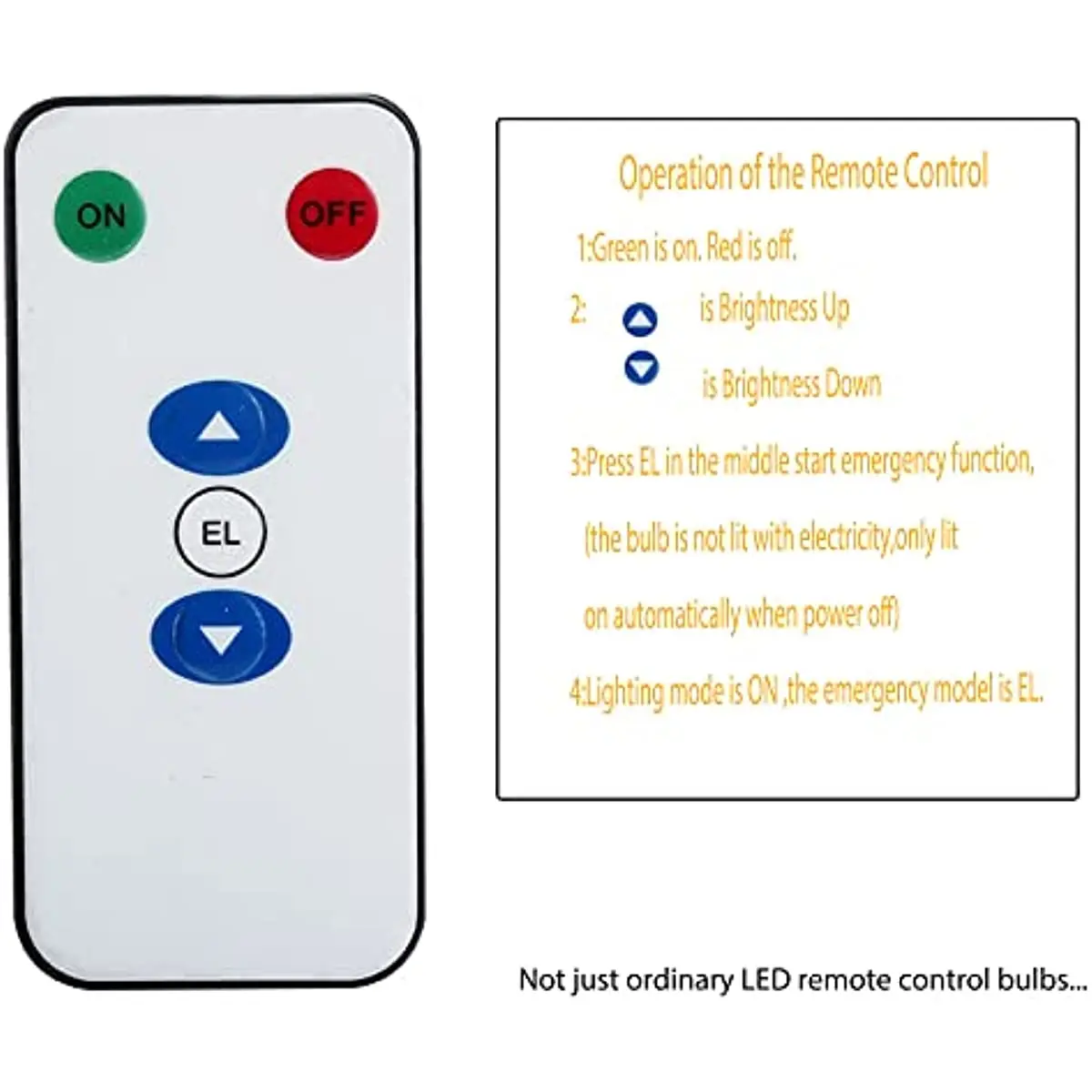 Аккумуляторные лампочки с пультом дистанционного управления теплый белый аварийный фонарь с батарейным питанием лампочка E26 для дома в помещении