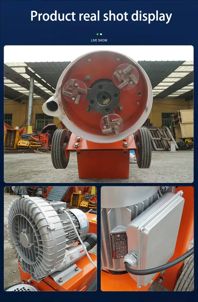 Dust Free Three Head Concrete Polisher Floor Grinding Machine