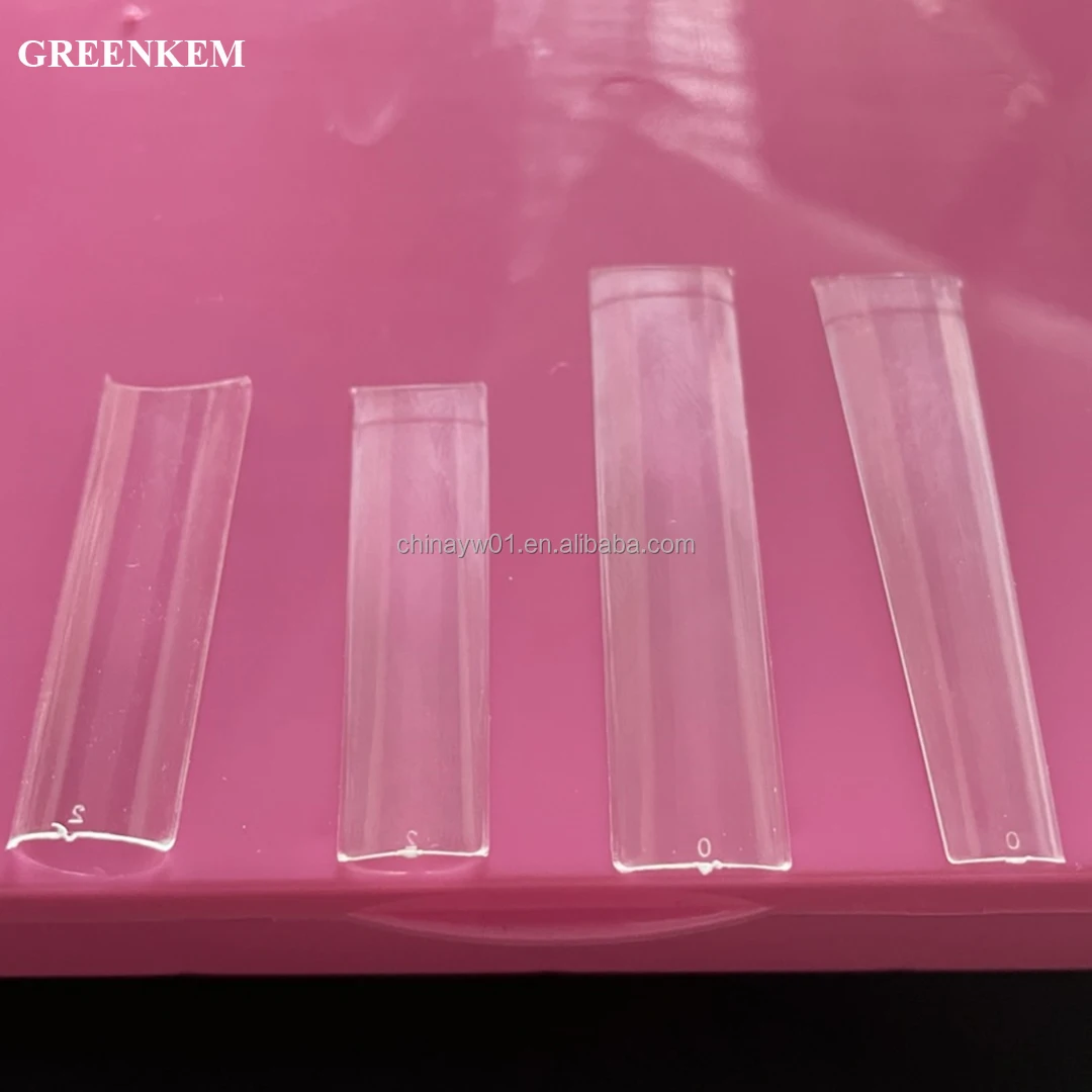 Pink Nail Tip Box Black White Purple Clear No C Xx Square Customized