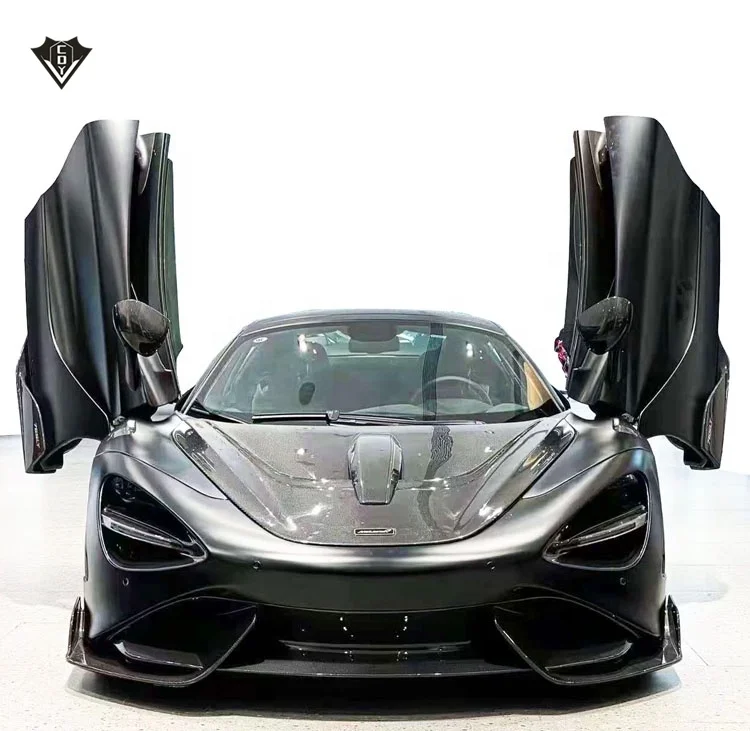 For for 720S Upgrade 765LT Style Bumper & Clips Clip-on Unpainted New Arrival 2017-2019 Car Body Kit