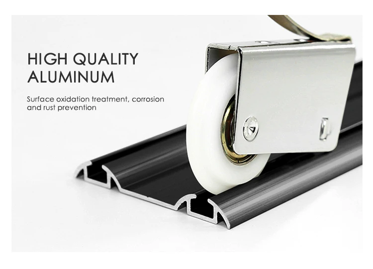 Toco Double Rail Sliding Metal Barn Doors Window Rollers Hardware For