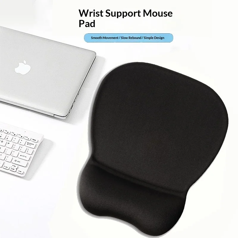 PU Base Lycra Cloth Silicone Wrist Rest Mouse Pad Cute Mini Round HT-24 Household Office Gift Wholesale Keyboard preview 3