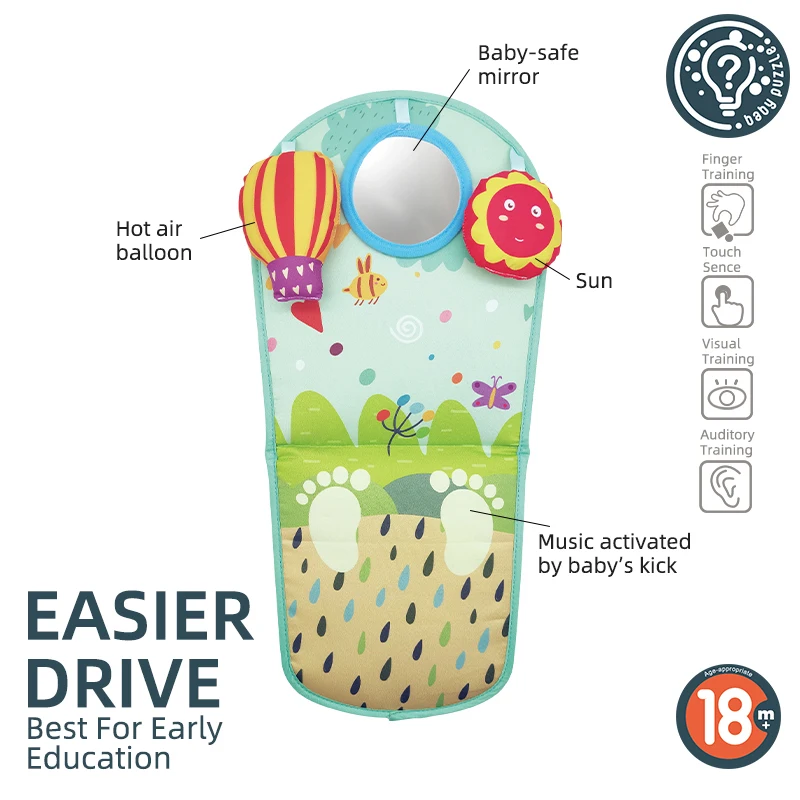 Infant Car Seat Baby Travel Companion Toy Easier Drive Vehicle Infant Car Seat Stroller Toy With