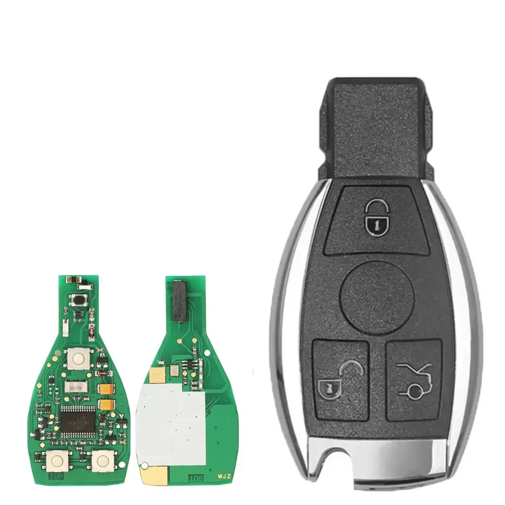 Car Remote Key 3 Buttons BGA NEC 433MHz Replace Card Car Key for Mercedes Benz W203 W204 W205 W210 W211 W212 W221 W222
