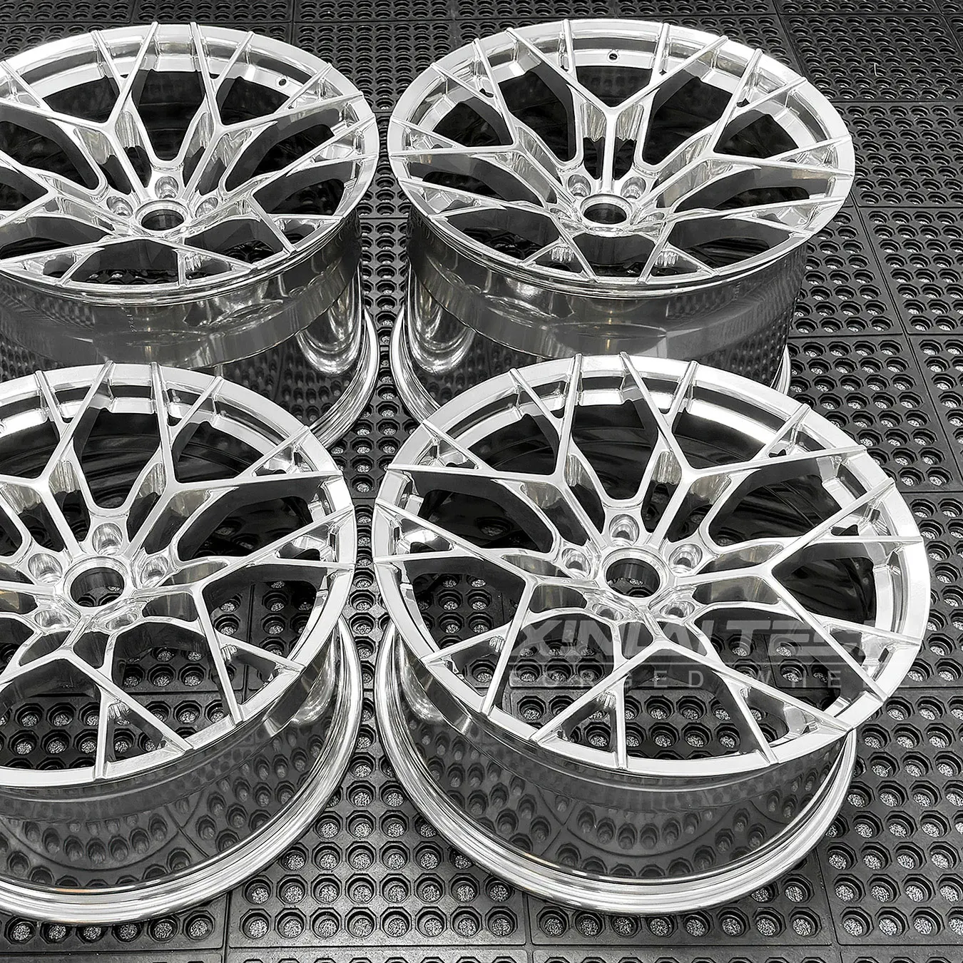 XL Racing Car Forged Chrome Wheel Alloy Rim 5x112 5x120 5x114.3 17 18 19 20 21 22 23 24 Inch for BMW Mercedes Porsche Tesla Audi - Image 4