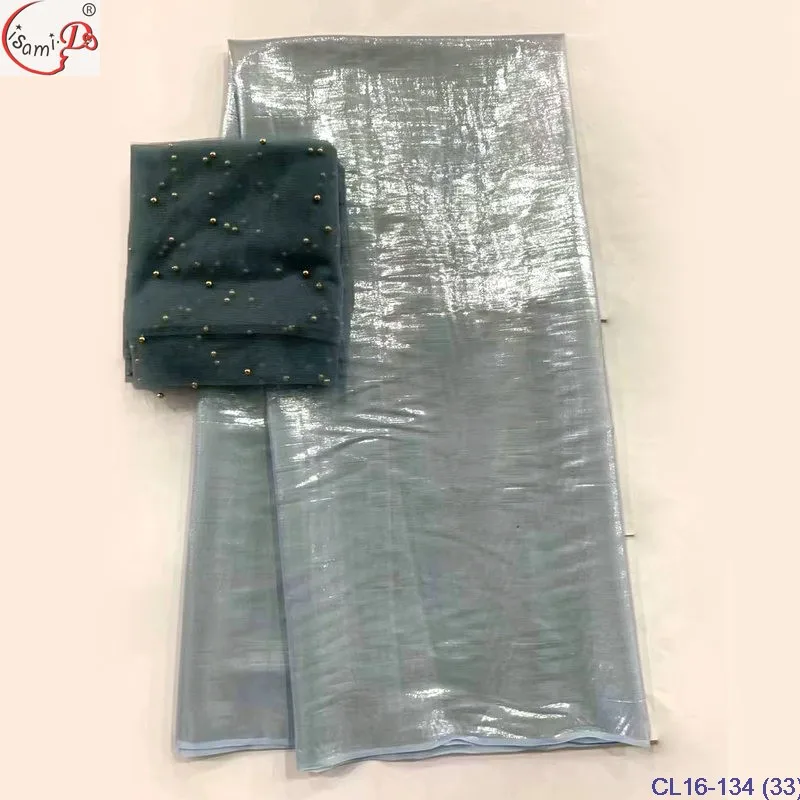 High Quality Elegant Plain Soft Style Silk Fabric Chowleedee Golden Metallic Popular Design Flower Pattern Silk for Clothes