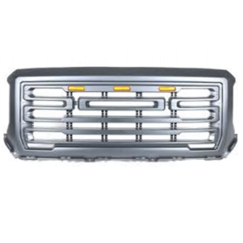Front Grille Shell Insert Grade Base-end Upgrade High Version Front Bumper Grille  for GMC SIERRA 1500 2014-2015