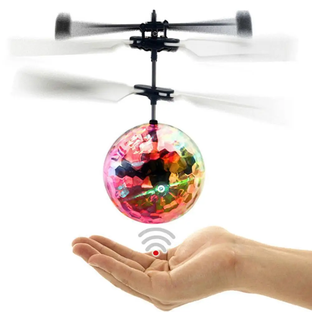 Induction Flying Crystal Ball With Led Luminous Kid Flight Balls