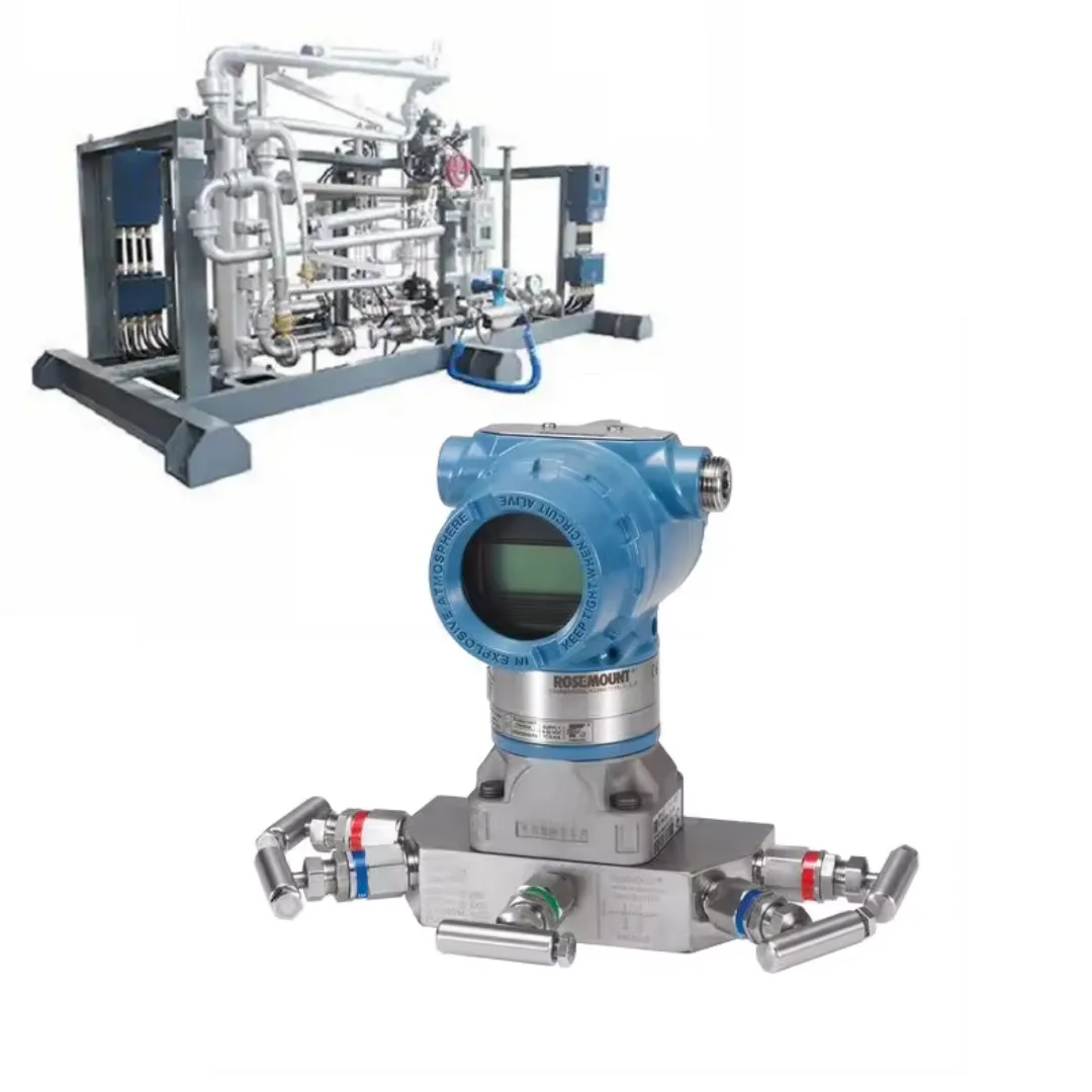 Skid monteret med Rosemount 3051 Pressure Flow Transmitter (DP) Omkostningseffektiv idriftsættelse Differentialtrykstransmitter