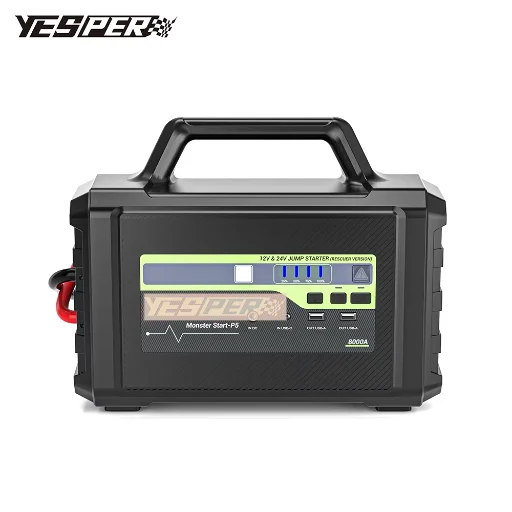 Yesper P5 High Power Battery Jump Starter for Trucks & Motorcycles