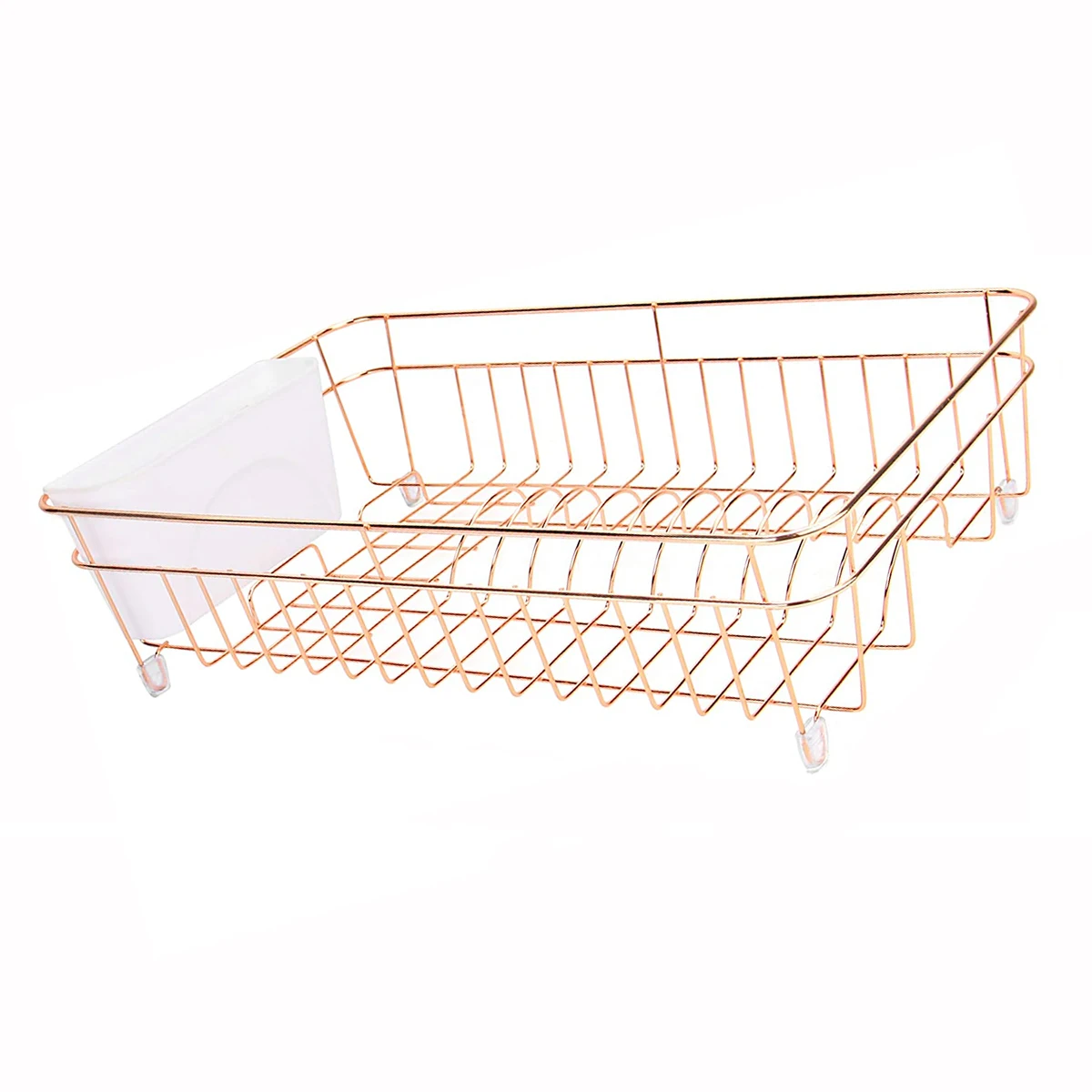 rose gold basket large dish drying