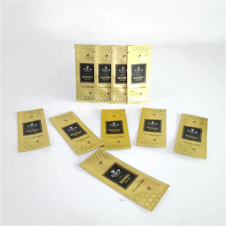 Mini Pocket Small Coffee Packaging Individual Coffee Powder Milk Honey Packaging Bags Sachet