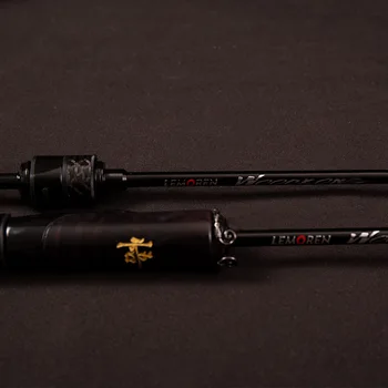 Demon Hunter Wukong Micro Carbon Horse Mouth Rod Fushi Straight Handle Luya Rod White Fuji O+ Guides 0.6kg 1.5-1.8m Fishing Rod – Rod – view 3