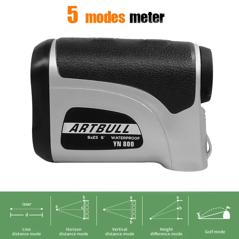 ARTBULL Golf Laser Rangefinder Telescope - 800m/2000m Distance