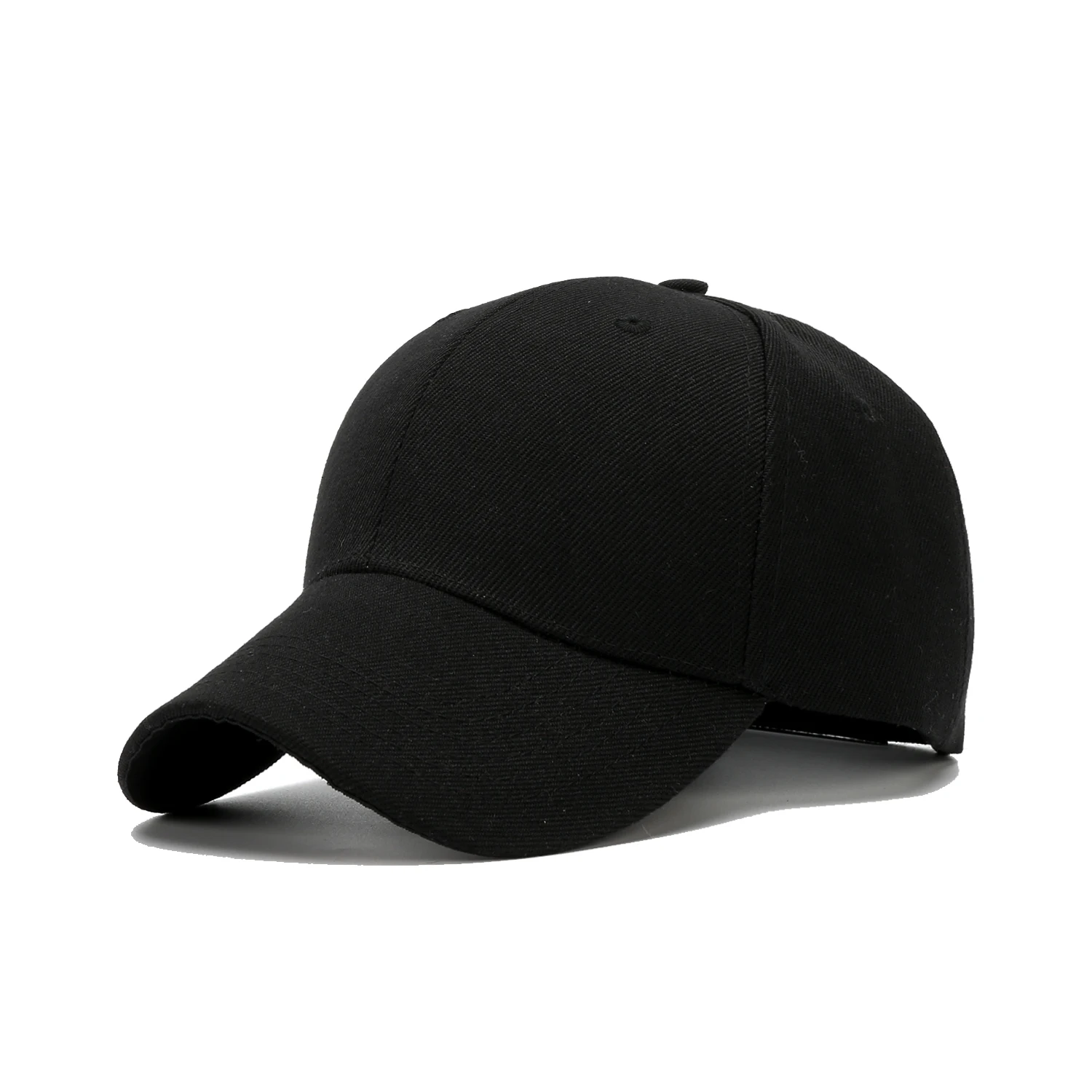 Oem Factory Blank Hats Custom Logo Embroidered Wholesale Black Baseball ...