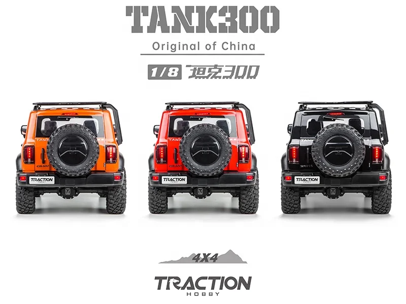 Traction Hobby KM GWM Tank 300 V2 1/8 Scale RTR RC Crawler High