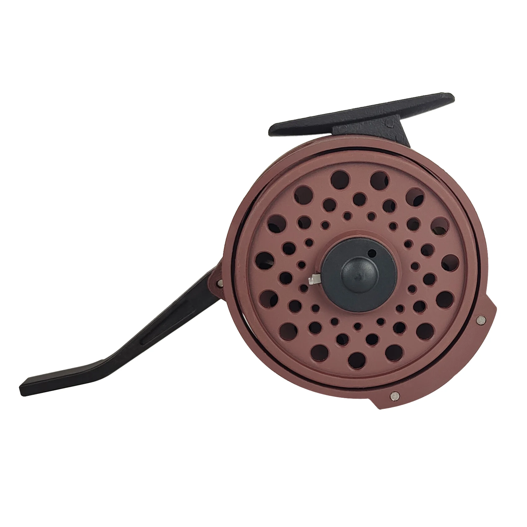 automatic fly reel wholesale Wholesale Left Hand Graphite Automatic Fly Fishing Reel for River & Lake  Use with One Spare Spool 02B-SGAT (B05)