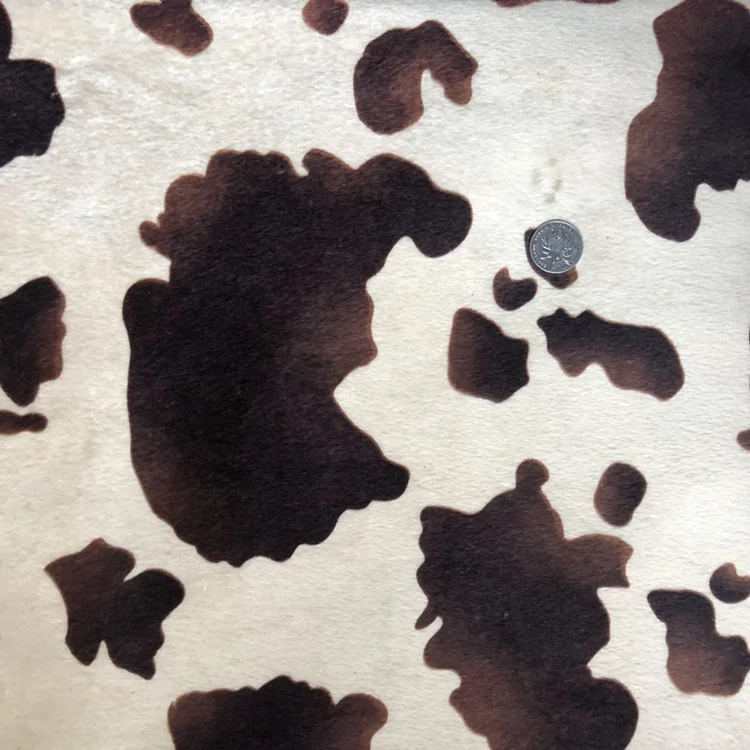 Cow Print Fabric Honeycomb Print Fabric