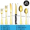 24-piece set golden