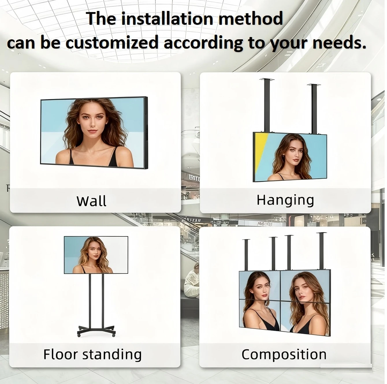 65 Inch High Brightness LCD Panel P650HVN05.1, 1920x1080, 2500