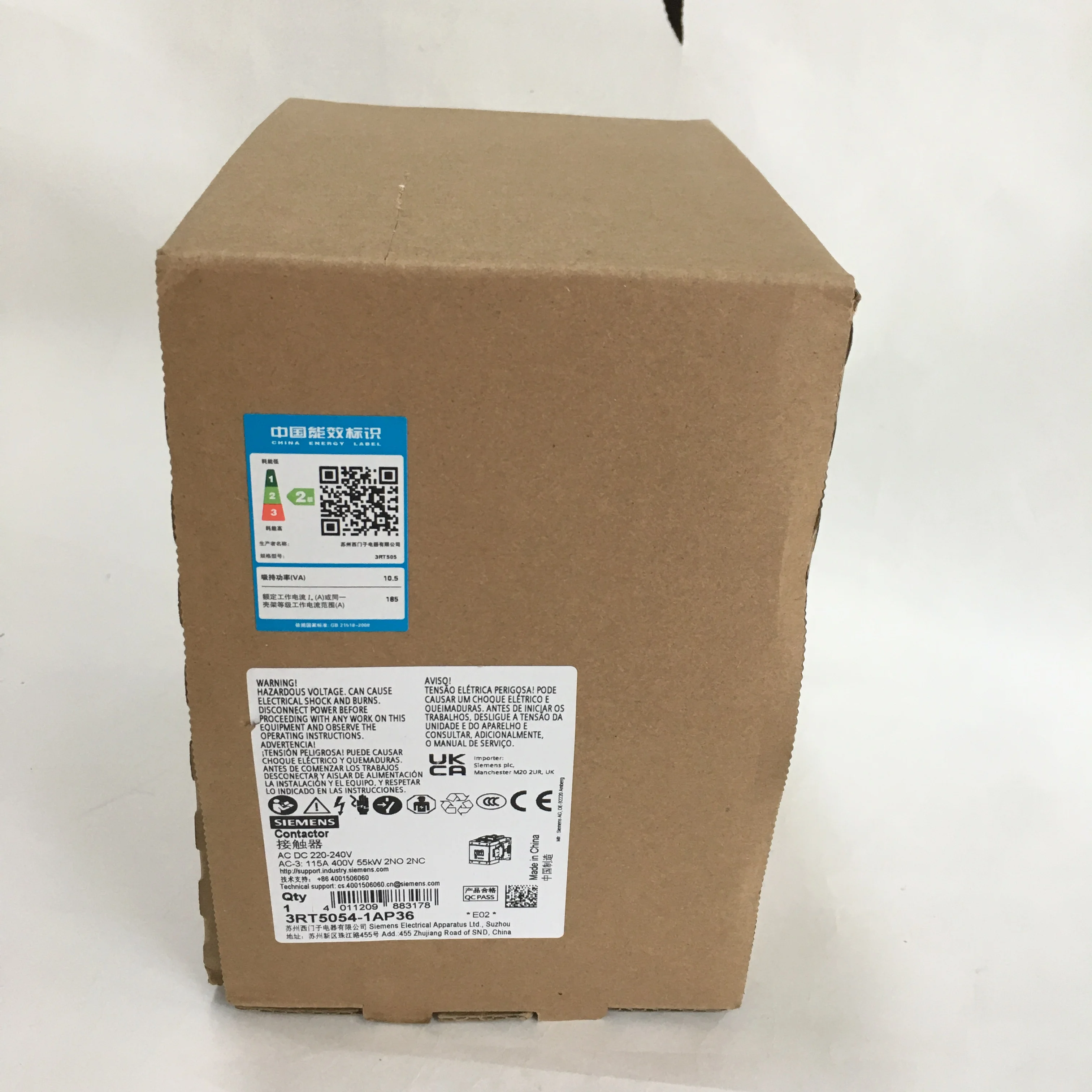 Siemens Magnetic contactor 3RT5054-1AP36 Siemens Magnetic contactor 3RT5054-1AP36