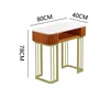 Orange Single Manicure Table Without Drawer, 80*40*78cm