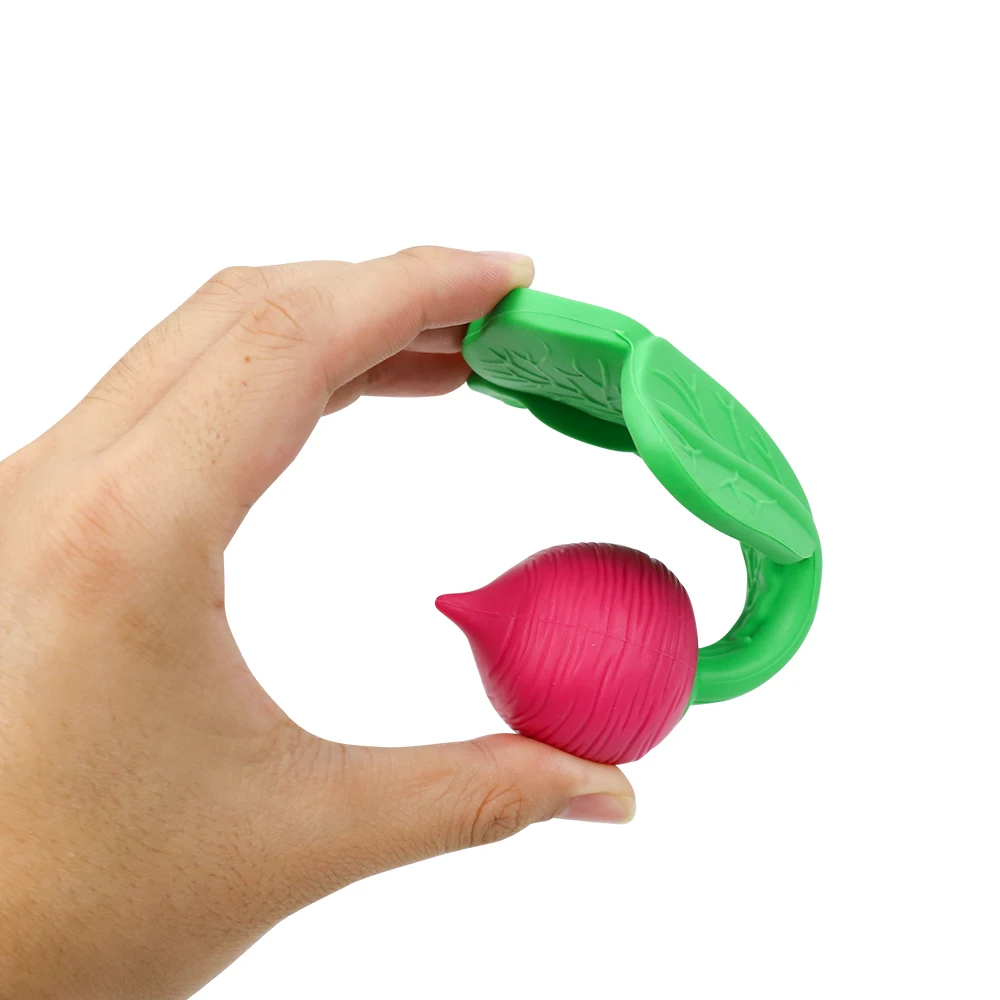 Customized Manufacturer Soft Vegetable Baby Teething Toys Bpa Free
